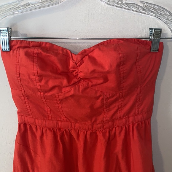 American Eagle outfitters Red/orange Sundress size 4 - Picture 2 of 7